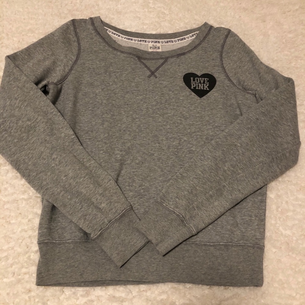 PINK Crew Neck Sweatshirt